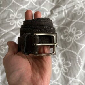 Men's Brown Leather Belt